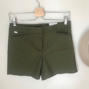 5” olive shorts